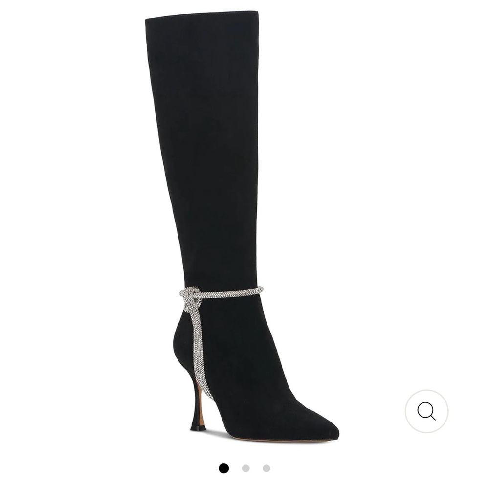 VINCE CAMUTO
CARLYMA WOMENS RHINESTONE EVENING KNEE-HIGH BOOTS size 7.5